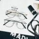 Phiên bản tiếng Hàn của mạng đỏ nữ kính khung gọng nhỏ mặt kính retro kính cận thị kính nam kính khung thủy triều phẳng