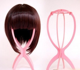 100% Girly Heart Wig Holder Slightly Elastic Pink