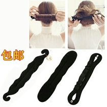 Korean ball head curler hair accessories lazy upgraded version of fluffy flower bract head styling device hair band