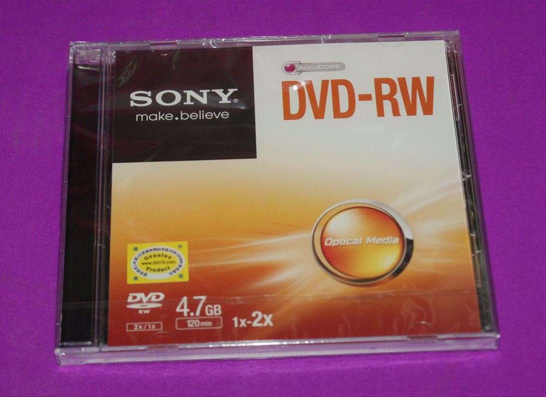 Special Price Sony Rewritable Disc Sony dvd-rw Burn Disc Single-Chip Box Burn Disc