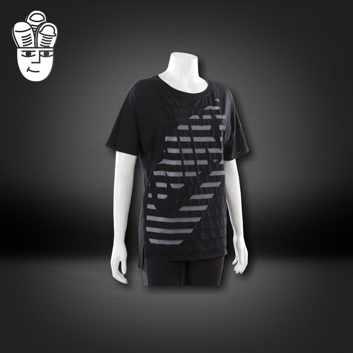 Nike Women's Stripe Logo T-Shirt 耐克女子休闲T恤