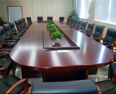 Office Furniture Solid Wood Leather Meeting Table Large Business Paint Negotiation Table Meeting Table Meeting Strip Office Chairs