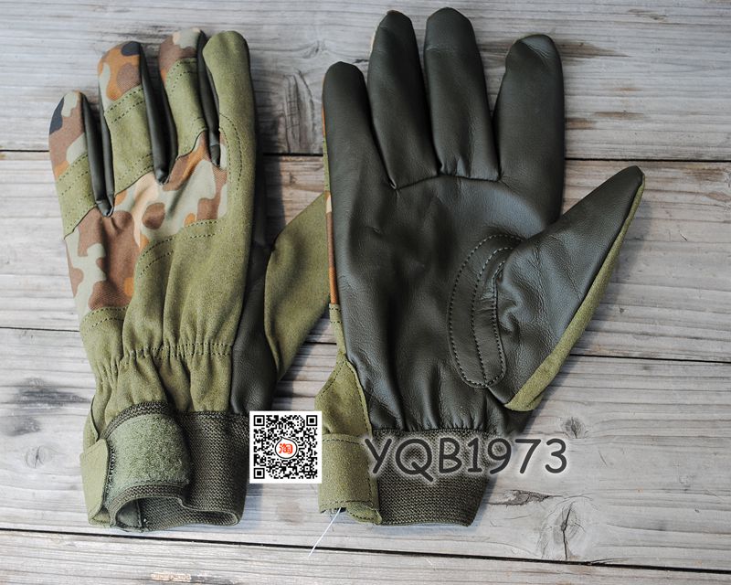 Military gauge ultra-fiber inner-grip velvet gloves affordable riding gloves-Taobao
