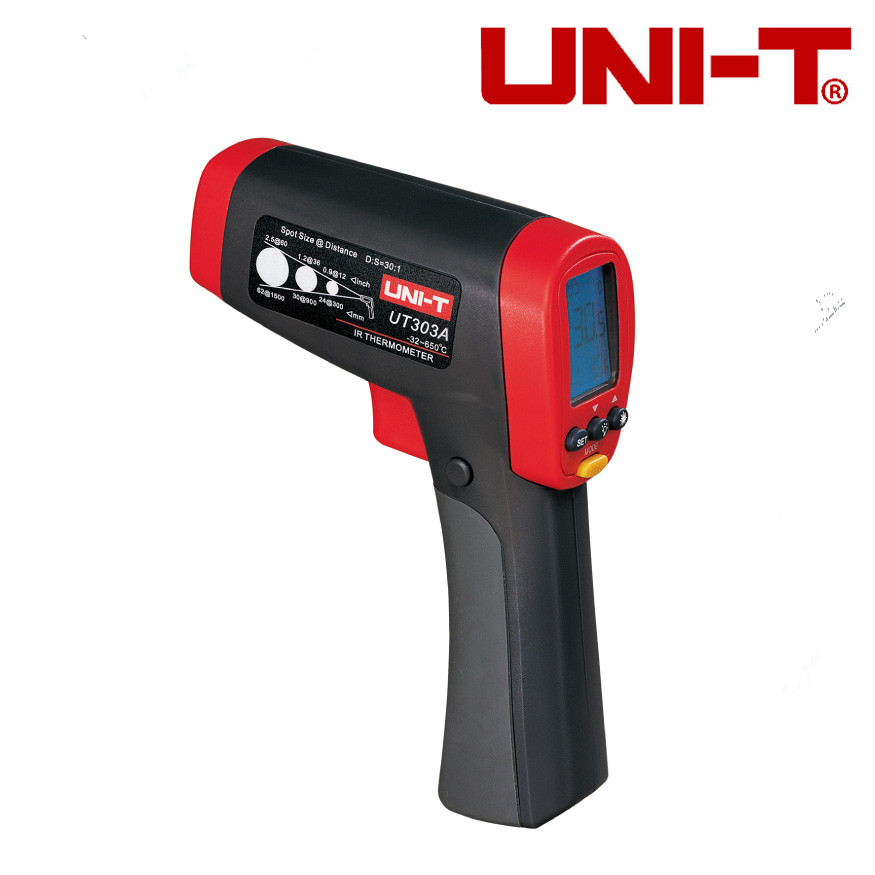 Uliid original fit UT303A infrared thermometers digital laser thermometric contactless USB charging