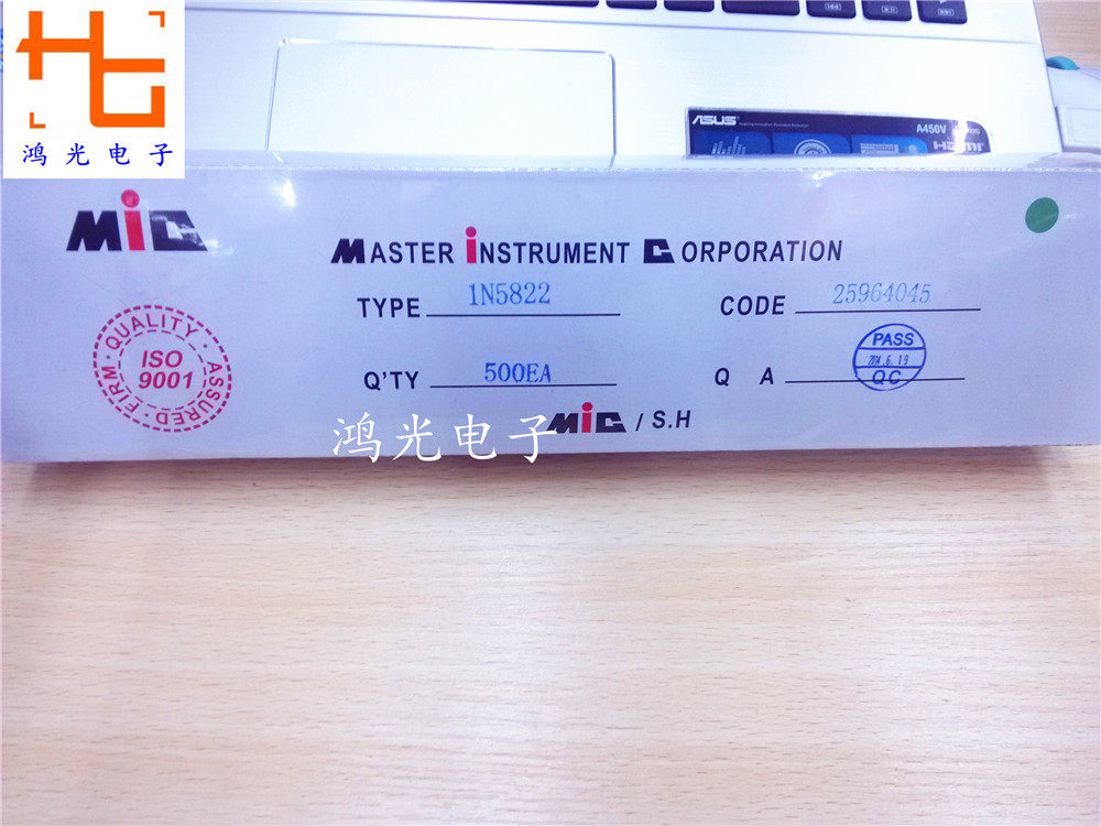 Hon Light) 1N5822 New Schottky Diode 3A40V DO-27 500 boxes