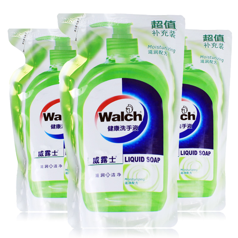 威露士洗手液袋装525ML*3袋 滋润洁净配方健康抑菌护手补充装特