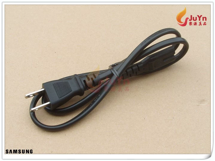 Dây nguồn laptop chính hãng Samsung chính hãng Hình 8 Dây nguồn Cáp sạc máy ảnh kỹ thuật số 2 lỗ - Hệ thống rạp hát tại nhà