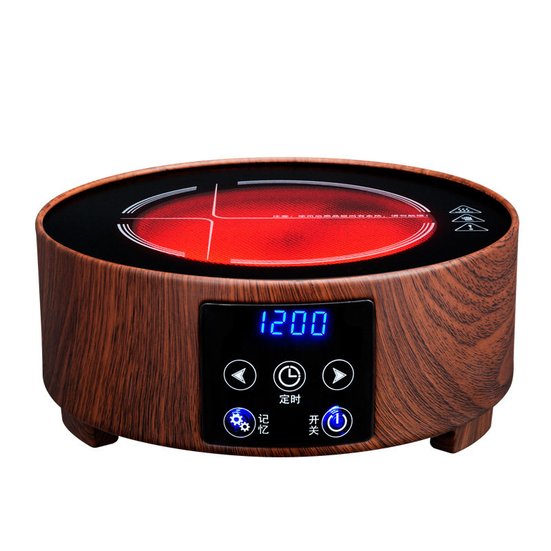 LOCMUS Noble M-L4 wood grain color Home Mini small boiled tea Black crystal stove Boiling Water Fast Cooking Pot