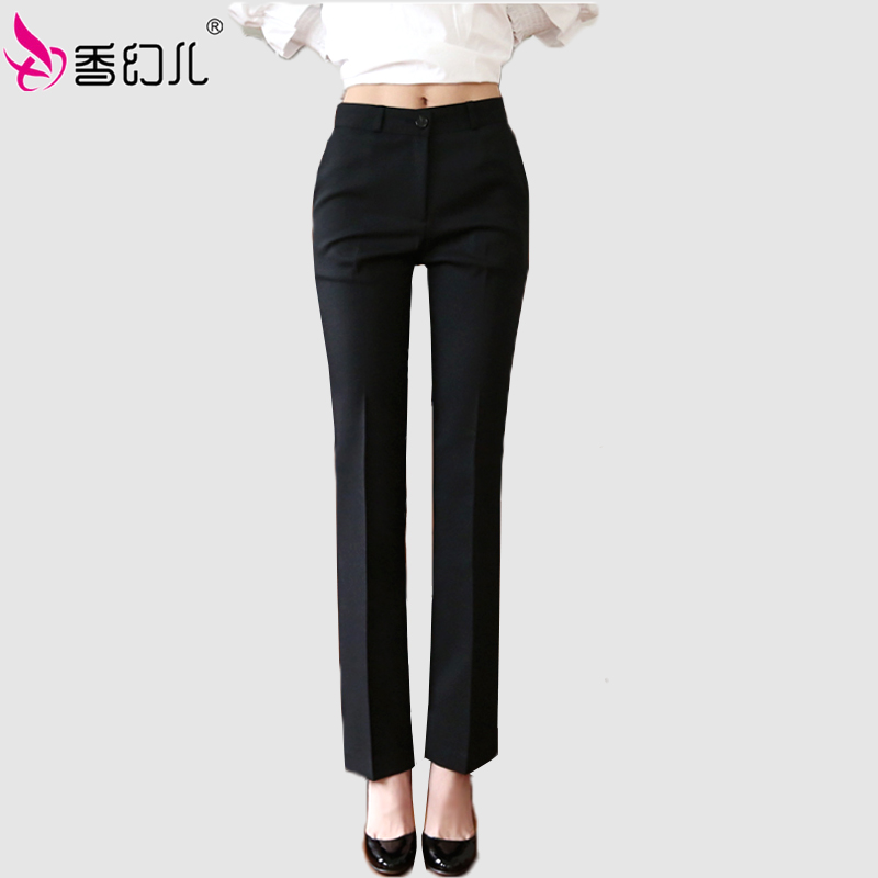Incense Phantom OL Commuter 90% Pants West Pants Woman Pants West Dress Pants Straight Drum Career Small Feet Casual Pants 9 Minute Long Pants