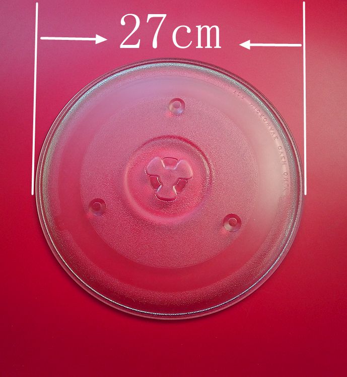 Microwave turntable glass disc thickened microwave glass turntable disc 27cm diameter microwave accessories