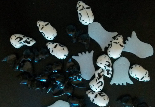 Halloween bar haunted house ghost festival decoration small skull bones ghost spider bat