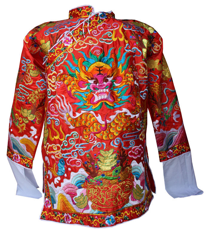 Religious Taoism Supplies Sky Dragon Embroidered Terrace Harbor Boutique Chaetian Patron Saint of the Gods The Gods of the Gods will be the chaetian gown 4 ruler 6