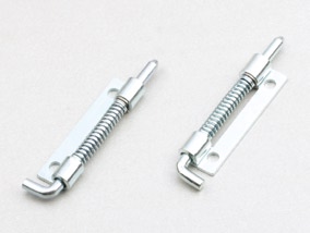 Spring latch welding hinge hinge CL225-3 with hole cabinet door distribution box iron plated color zinc