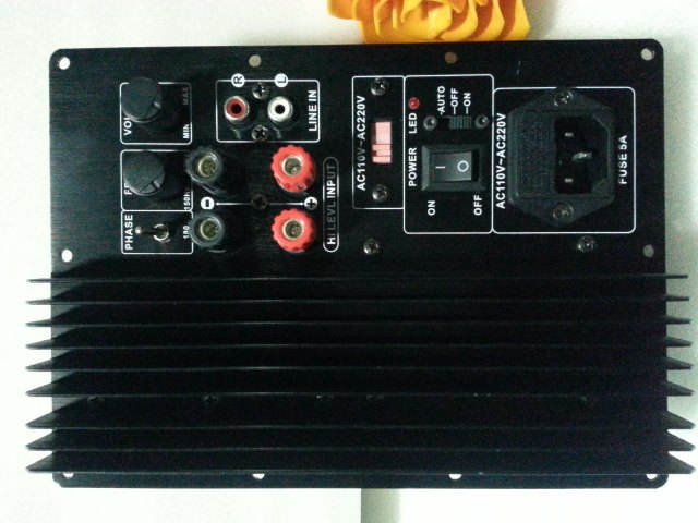 80W-100W active cannon subwoofer power amplifier board pure subwoofer power amplifier TDA7293 module 110V~220V