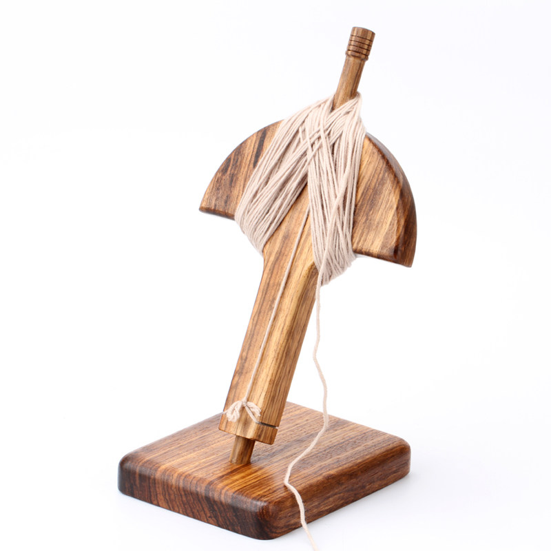 Andes plying frame magic moon yarn plying tool handmade solid wood DIY fiber yarn winder