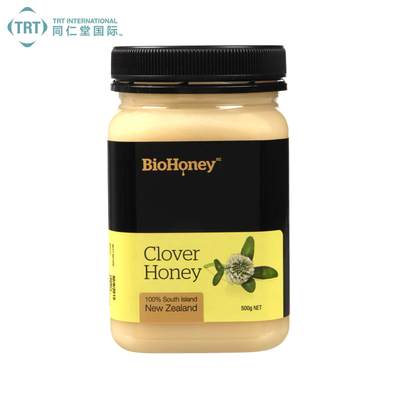 新西兰【Biohoney】三叶草蜂蜜美容养颜调节内分泌镇静安眠500g