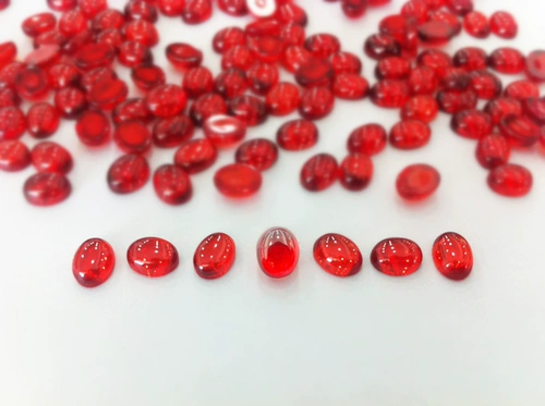 Красная инкрустация камня с цирконом, драгоценный камень для кольца, с драгоценным камнем, DIY