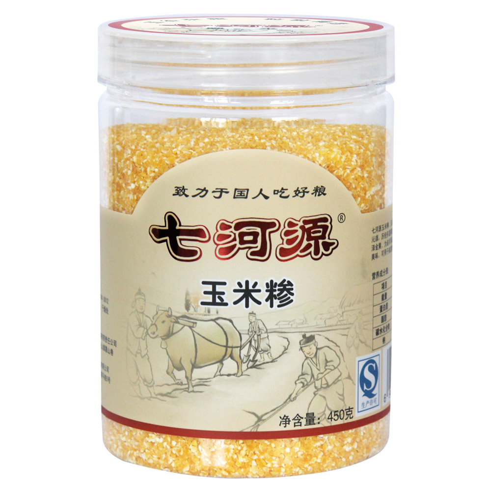 【天猫超市】七河源 玉米糁 450g/罐    五谷杂粮  营养丰富