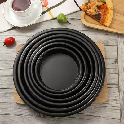 Baking mold hard mold shallow pizza plate non-stick deep pizza plate 5-12 inch baking tool pizza plate