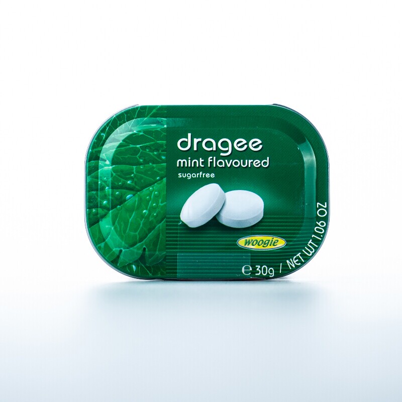 【天猫超市】德国进口woogie牌薄荷味清凉糖30g/盒清新薄荷味