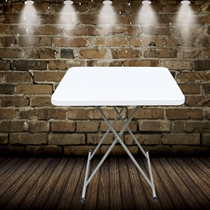 Folding dining table Square table Simple lifting table Modern economic dining table Plastic table Square square table Adjustable