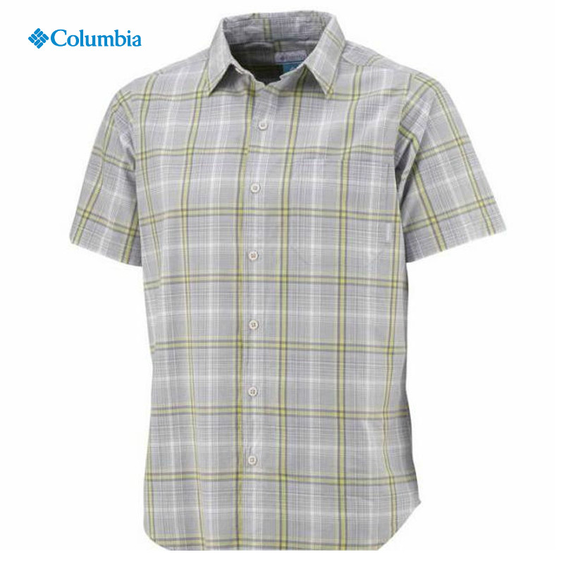 COLUMBIA/哥伦比亚 男款短袖棉质衬衫 EE1468