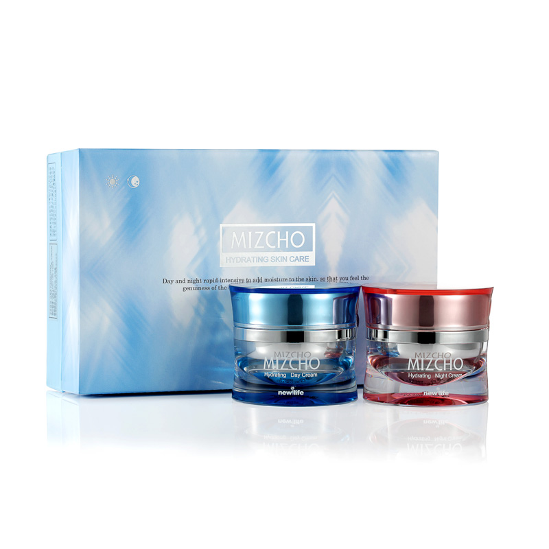 专柜正品 韩国新生活化妆品 美之娇水之缘日霜45g+晚霜45g