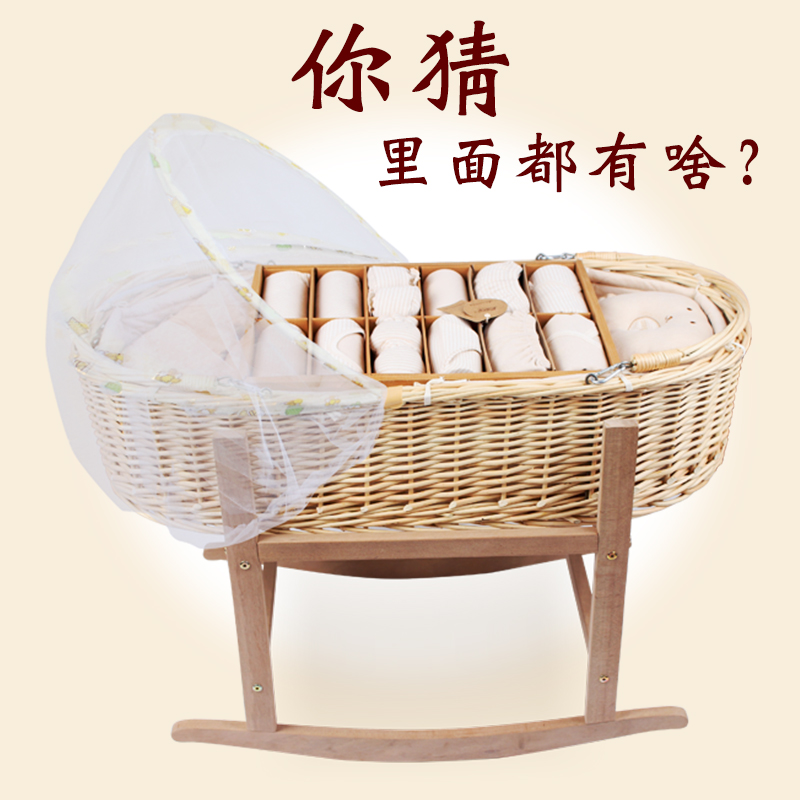 wooden cradle for newborn baby