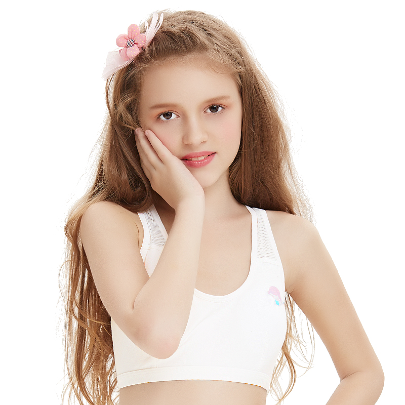 Pure cotton girl bra development period middle school students high school ...