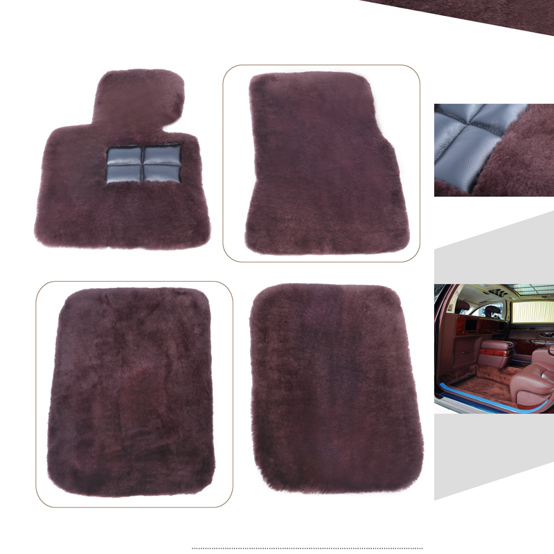 Australian wool car floor mat Mercedes-Benz SSLK Jaguar car special custom imported car blanket carpet type
