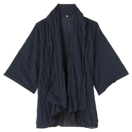无印良品MUJI 女式 印度棉前开口罩衫