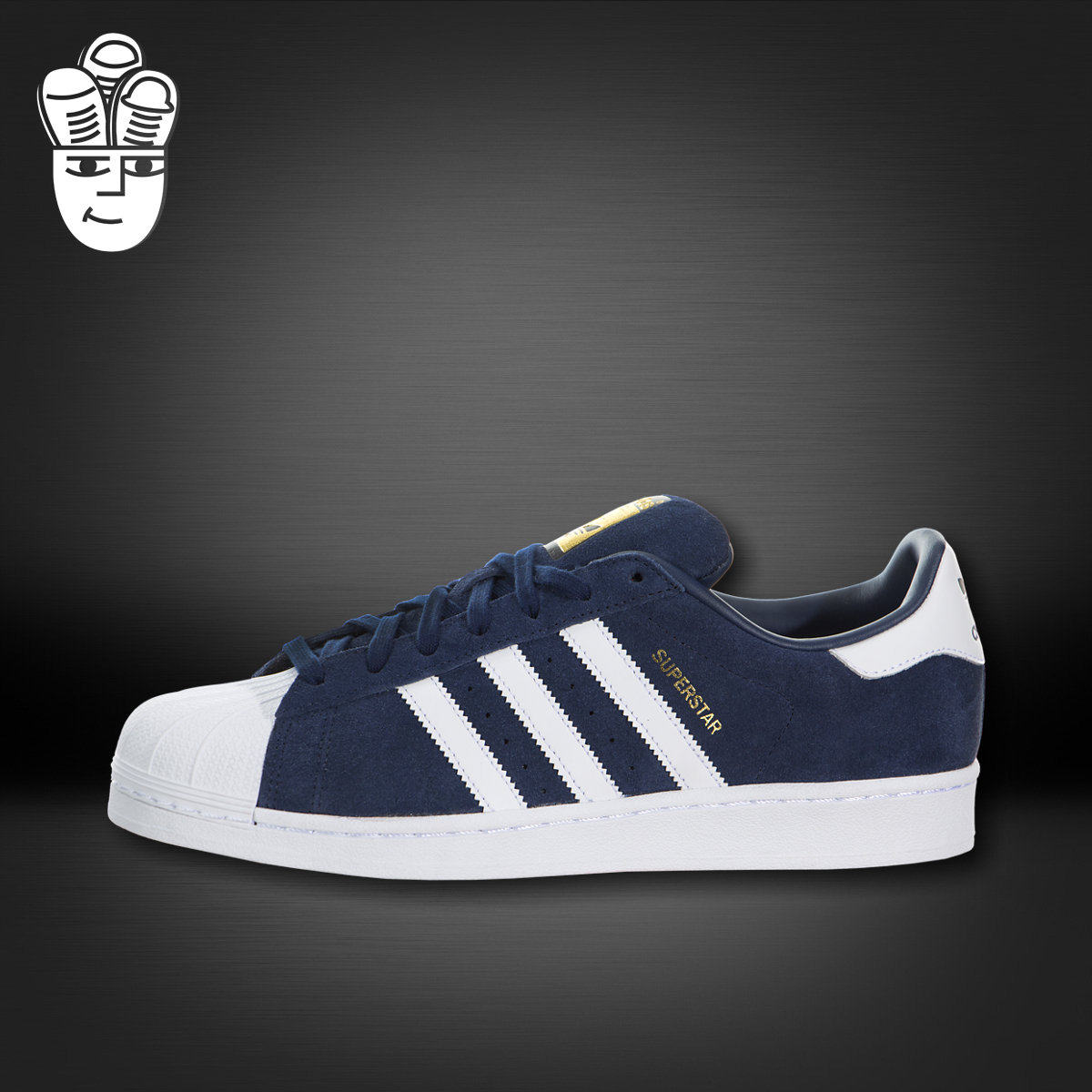 Adidas Superstar Suede 阿迪达斯 三叶草 男子贝壳头板鞋休闲鞋
