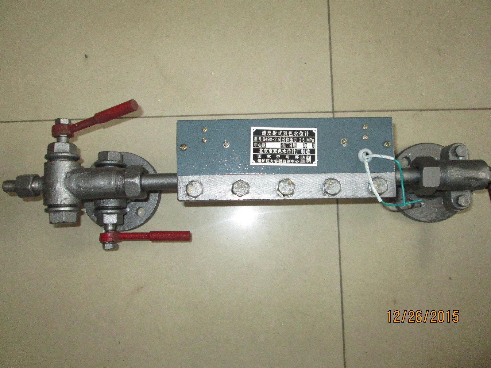 Bicolor level liquid level meter overdraft water level gauge B49x-2 5L=350mm Buy just send Valium transformer