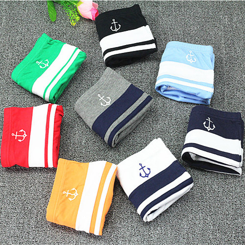 2 Pairs of Navy Women's Boxer Cotton Panties Unisex Casual Soft Panties TT LES Panties