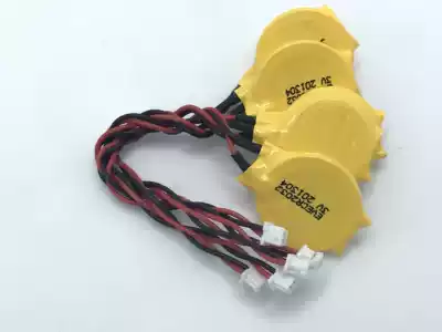 Notebook motherboard button battery EVE CR2032 3V PLC lithium battery with Pin Pin Bios battery