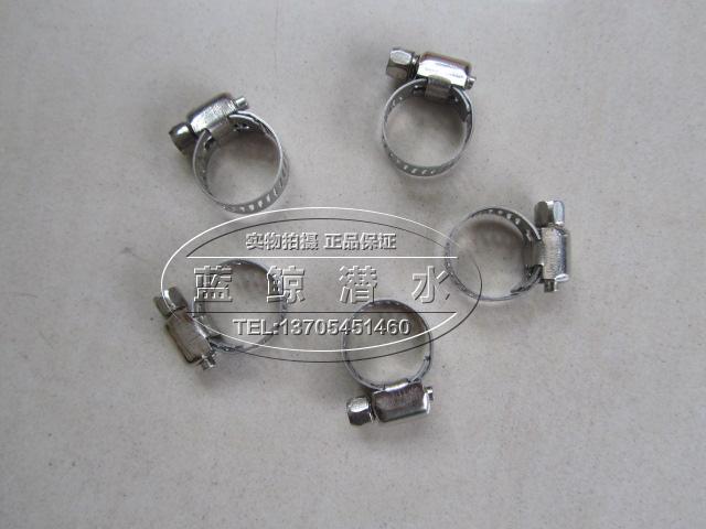 Stainless steel hoop diving tube connected with tight hoop diving tube connecting accessories
