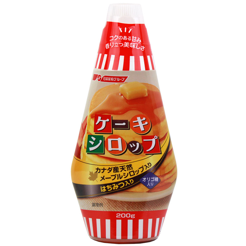 日本原装日清热香饼蛋糕糖浆 宝宝营养辅食 烘焙原料200g瓶装