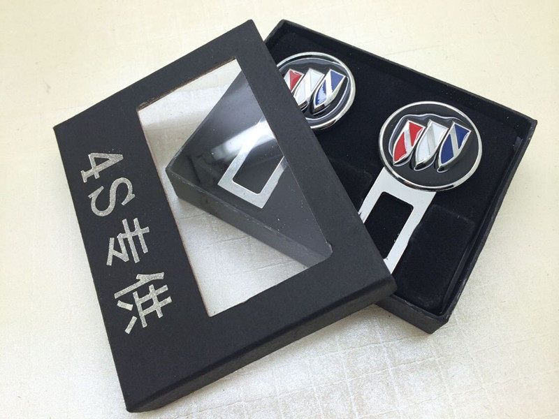 别克君威君越凯越英朗专用汽车车标安全带卡扣保险带插头车用匙扣