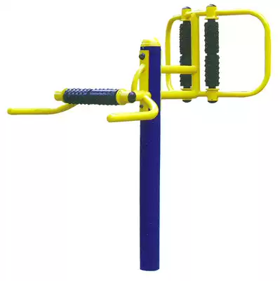 Yellow green blue back massager manufacturer produces Park Square Community outdoor fitness equipment