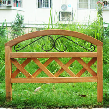 Solid wood small wooden fence fence fence fence insert ground fence courtyard fence outdoor gardening