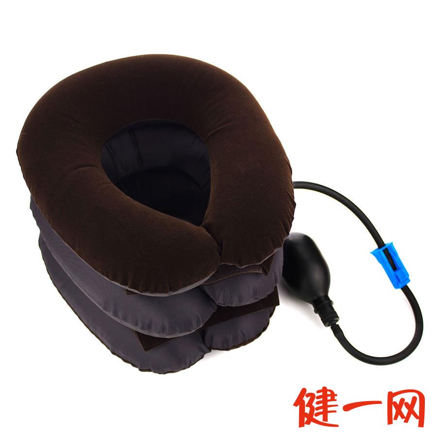 早康 气动式颈椎牵引器 半绒面 家用颈椎病治疗仪颈部牵引器