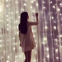 led curtain lights waterfall lights flashing lights anchor room starry stars wedding background decoration small light string