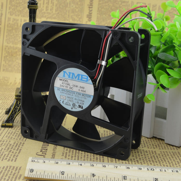4715KL-05W-B49 New original NMB Meipei DC24V axial cooling fan ventilator 120*38MM