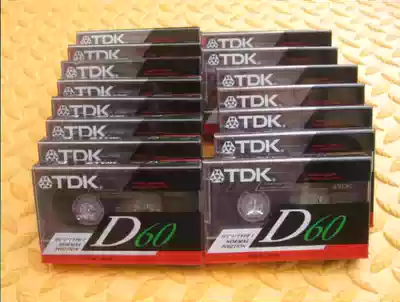 New unopened Japanese original TDK D60 blank tape tape tape repeater learning machine