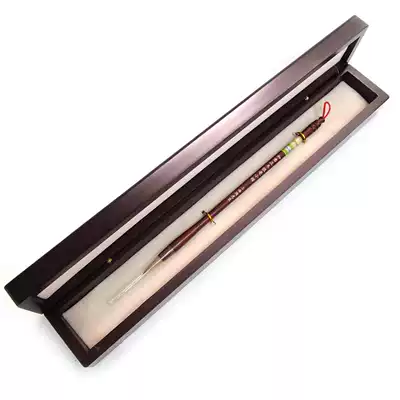 Shanghai Zhou Huchen brush Ruyi Zheng Winter Wolf small Kai high-grade gift box small red sandalwood pen