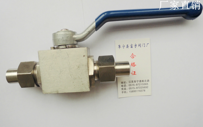 Fuyu BKH stainless steel high-pressure gas ball valve wholesale PN315 DN20