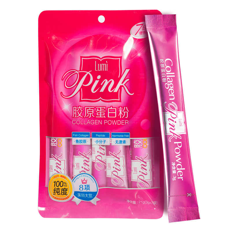 lumi pink胶原蛋白粉 3g*7袋