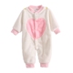Baby cộng nhung jumpsuit đồ ngủ mùa thu đông quần áo trẻ sơ sinh Áo liền quần