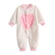 Baby cộng nhung jumpsuit đồ ngủ mùa thu đông bodysuit cho bé sơ sinh Áo liền quần