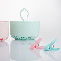 24 Windproof Clips Drying Clip Socks Clips Plastic Sunning Clips Small Number Home Clothes Clip Basket Suit